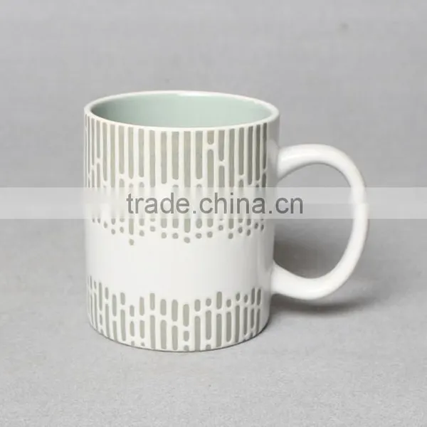 11oz Ceramic Mug With Handle, Ceramic Milk Mug Cup photo-2