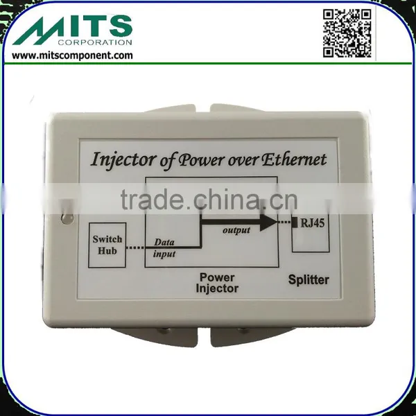 17W/48V 1 Port Gigabit PoE Injector for IP Phone, IP Cam, AP, Security & Networking Devices photo-2