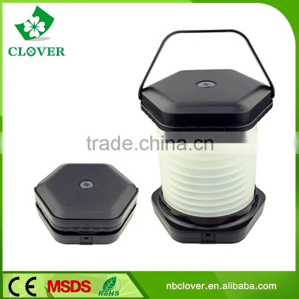 4*AAA Battery Operated Mini Led Lights 12 LED Solar Camping Lantern photo-5