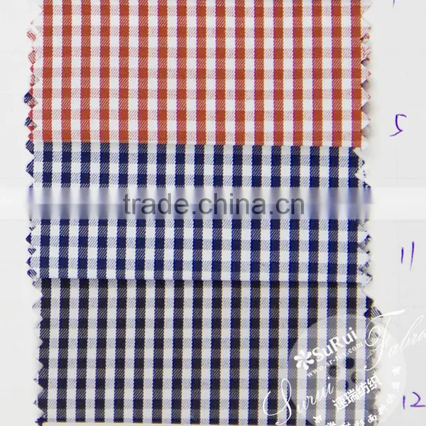 China Supplier Polyester Cotton 2mm Plaid Nurse Uniform Fabric Quality Choice photo-4