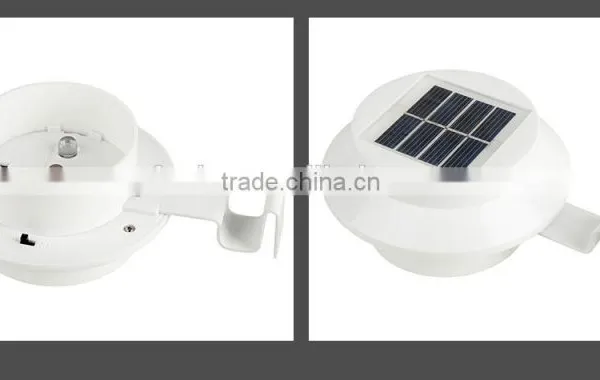 Hight LUMEN 3LED Solar Gutter Light Solar Fence Light photo-3