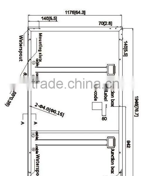China Top 10 Manufacture High Quality 42V 350W Poly PV Module With 84 Cells Series photo-5