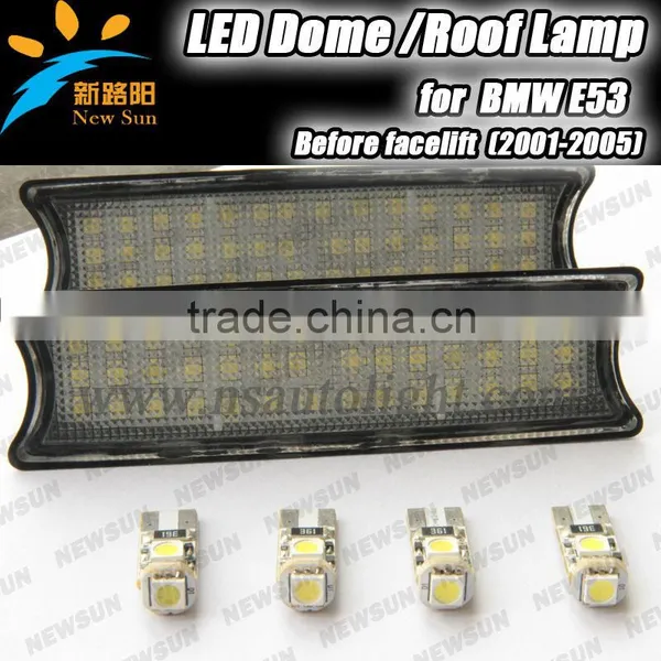 For BMW Car Dome Light ,E53 Car Roof Lamp 7000K Pure White Super Bright 42SMD 3528 Car Led Indoor Lamp