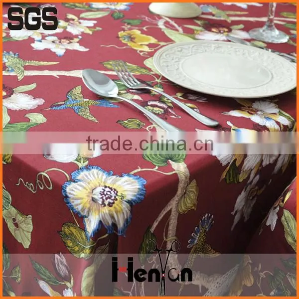 Wholesale Custom Polyester Linen Paper Table Cloth photo-2