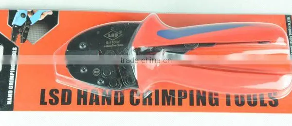 Hand Crimping Tools S-110GF for Crimp 1-10mm2 Wire-end Ferrules Ratchet Compression Crimping Tool photo-3