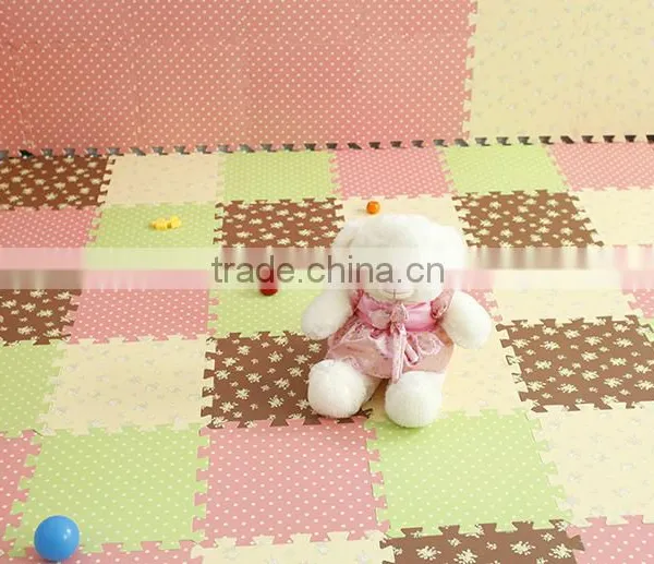 High Quality Colorful Print Polka Dot Indoor Foam Play Area photo-5