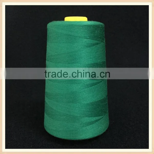 China Facyory 100% Dyed Polyester Spun Sewing Thread photo-4