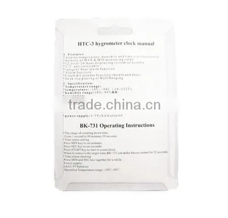 HTC-3, New Style Humidity and Temperature Meter , Hygrometer and Thermometer photo-4