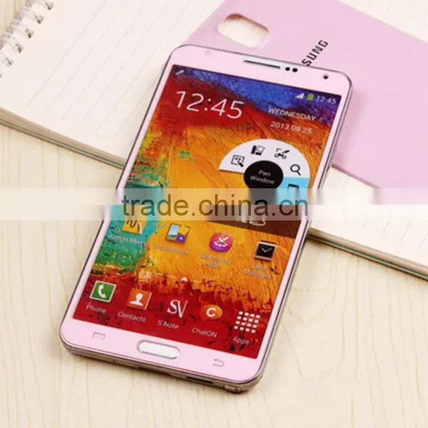 Wholesale Tempered Glass Mobile Phone Protector for Samsung Galaxy S5, Pink Screen Film for Mobile Phone