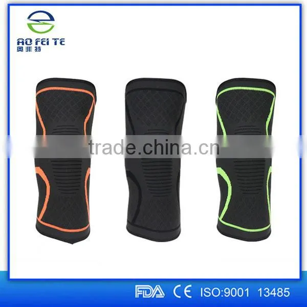Aofieite High Quality Compression Knee Brace Custom Basketball Knee Pads Elastic Muscle Support photo-3