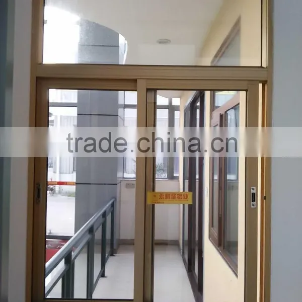 Nice Aluminum Champagne Sliding Glass Windows&door photo-2