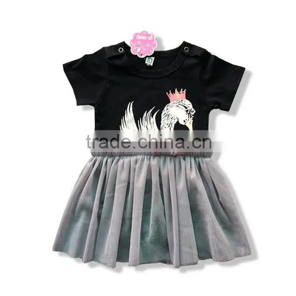 Baby Girl Lace Flower Princess Birthday Dress photo-3