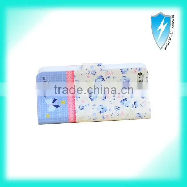 2015 New Flower Flip Case for Iphone 6 photo-3
