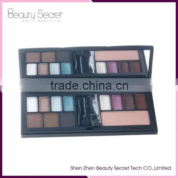 Hot!! Professional 12 Color Eyeshadow in Bronz Palette With Makeup Tool photo-3