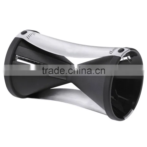 High Quality Commercial Tri-blade Plastic Spiral Vegetable Slicer photo-2