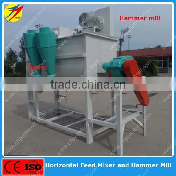1 T/batch Industry Use Animal Feed Crusher and Mixer Price photo-2