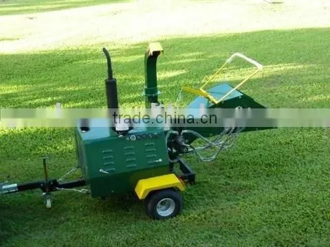 CE Approval Diesel Wood Chipper, Wood Shredder, 40HP Hydraulic Feeding Rolls photo-2