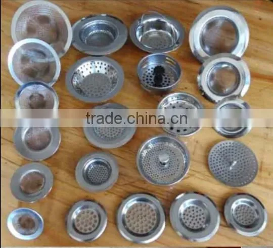YS Factory Cheap Stainless Steel Perforated Sink Basket Strainer/metal Filter Strainer With Large Wide Rim/drain Strainer Basket photo-3