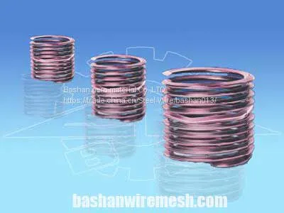New type of M18x2.5 Screw Lock wire thread Inserts/screw thread coils/insert