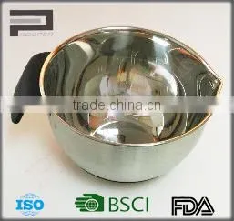 Stainless Steel Mixing Bowl With Silicone Handle and Calibration photo-3