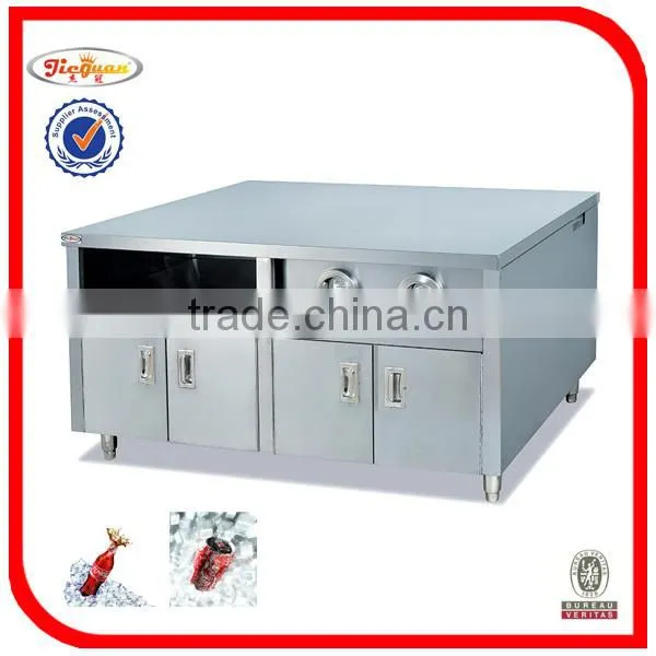 Stainless Steel Kitchen Work Table With Cup Dispenser photo-6