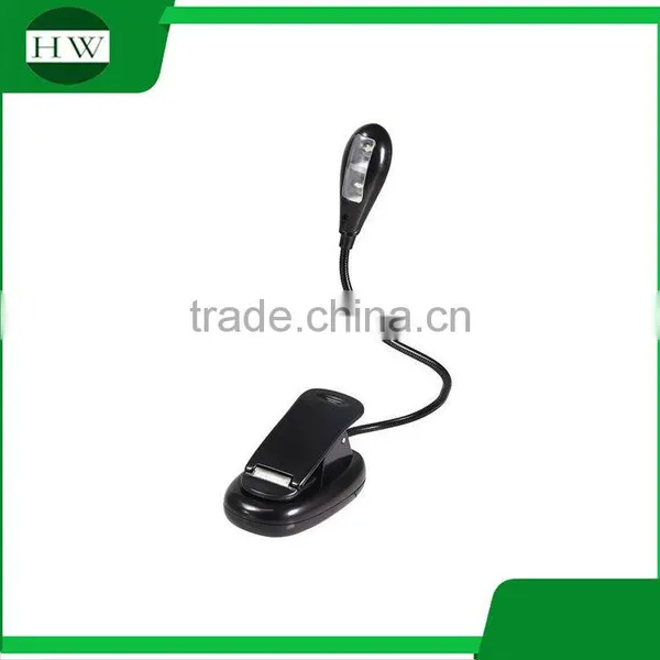 Plastic Portable Battery Charge Target Adjustable Foldable Collapsible Folding Led Clamp Clip Work Reading Book Light Lamp photo-4