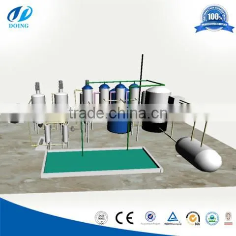 DOING Oil Distillation Machine for Refining Tire/plastic Pyrolysis Oil to Diesel photo-3