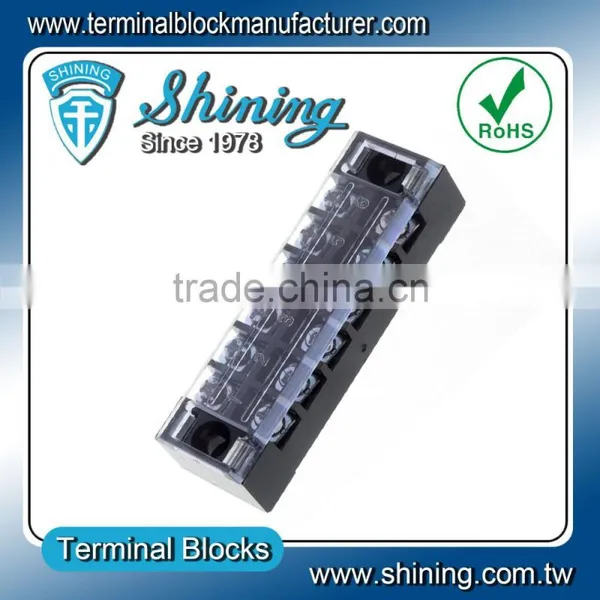 TB-3506 Panel Mounted M4 Screw 35A 6 Pin Barrier Cable Connector photo-3