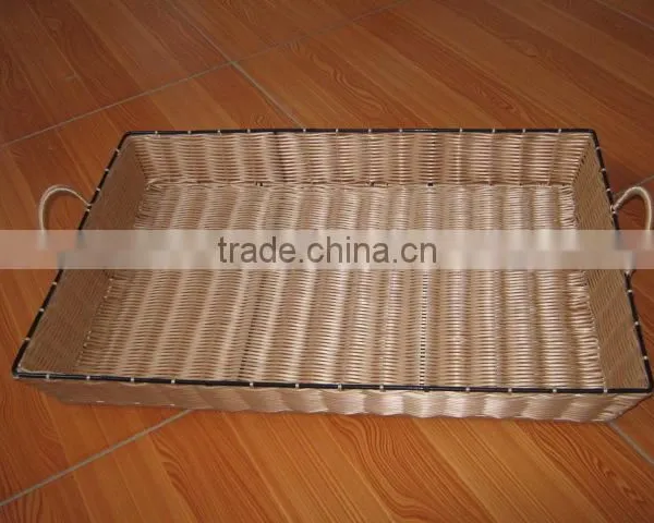Wholesale Plastic Rattan Baskets for Storage