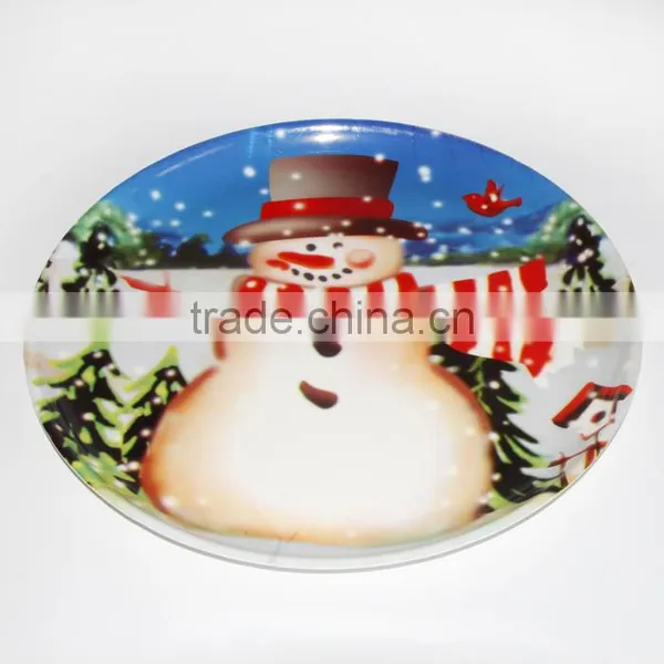 Round Plastic Plate/ PP Durable Plastic Tableware / Dish photo-3