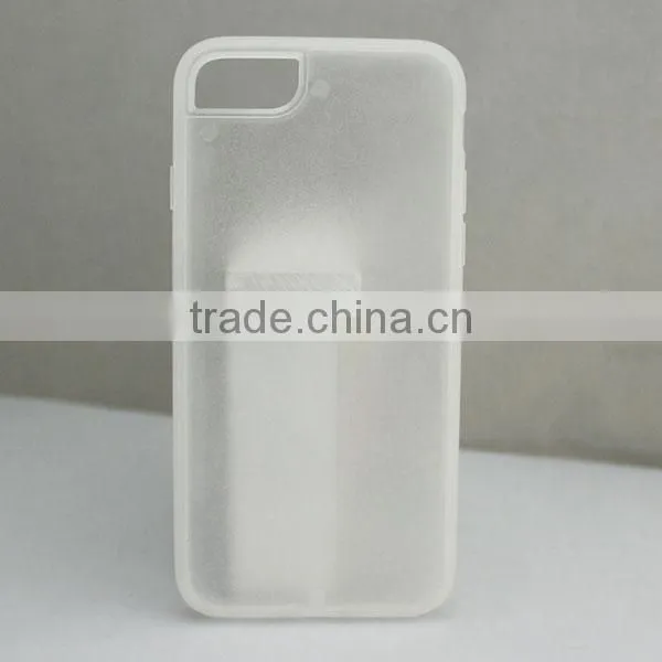 Hot Sale TPU PC Mobile Phone Case With Groove on Backside for Iphone 7/7plus photo-5