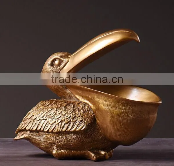 Funny Pelican Resin Decorative Storage Boxes photo-3
