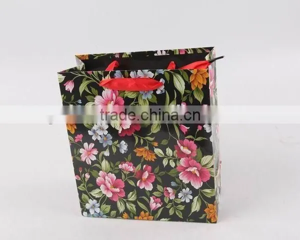 Flower Design Foldable Gift Bag / Shopping Paper Bag photo-2
