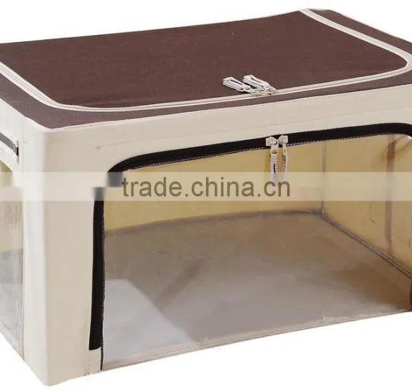 Foldable Storage Box With Metal Frame photo-2