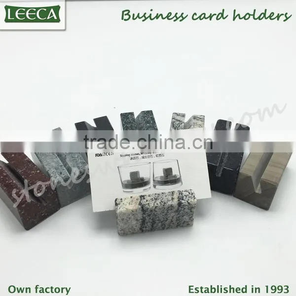 Soapstone Rock Business Card Holders Promotional Gifts photo-2