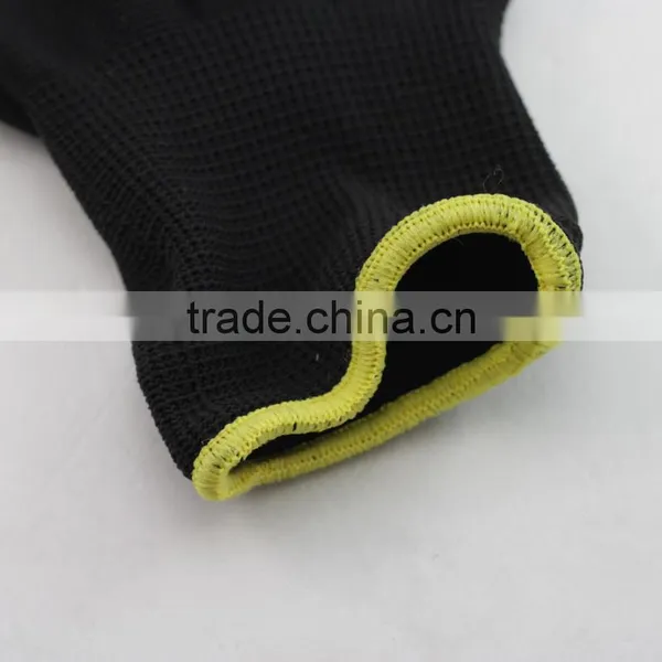 Nmsafety 13 Gauge Nylon Knitted Black Smooth Nitrile Coated Oil-resistant Working Gloves photo-6