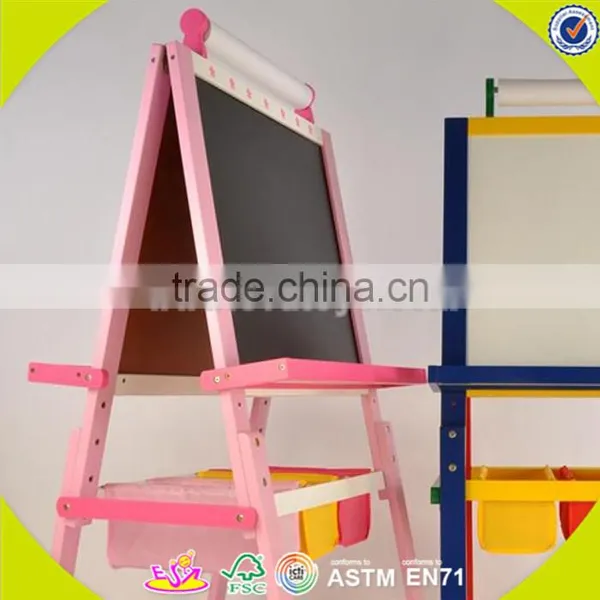 Wholesale Top Sale Wooden Easel Toys ,Cheap Baby Wooden Easel Toys, Best Quality Children Wooden Kids Easel Toys W12B049B photo-5