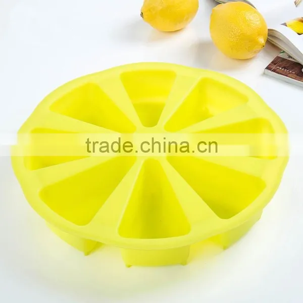 Large Round Silicone Cake Mould Slice Wheel Design Cake Tools photo-2