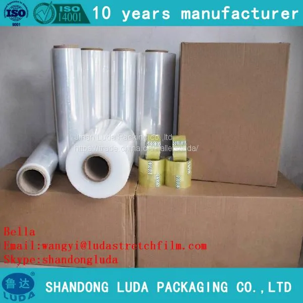 Factory Wholesale Anti Tear Machine Plastic Packaging Stretch Wrap Film Roll photo-5