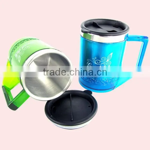 Stainless Steel Double Wall Mug With Handle photo-4