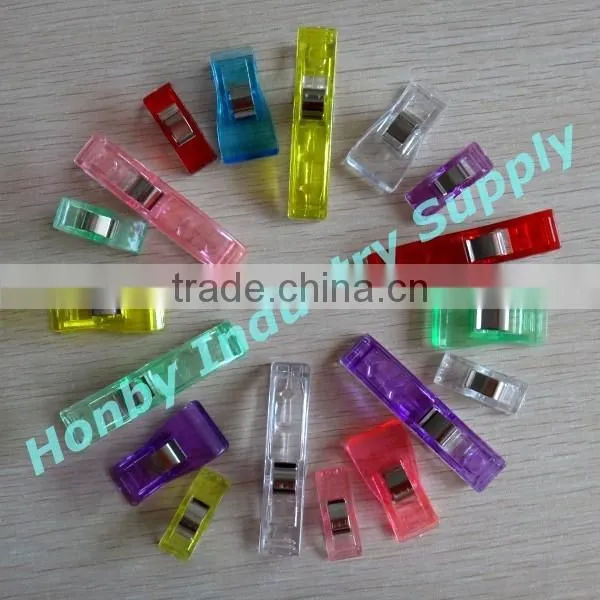 Hand Sewing Patchwork 3 Size Plastic Quilting Fabric Fixing Clip Clamp photo-2