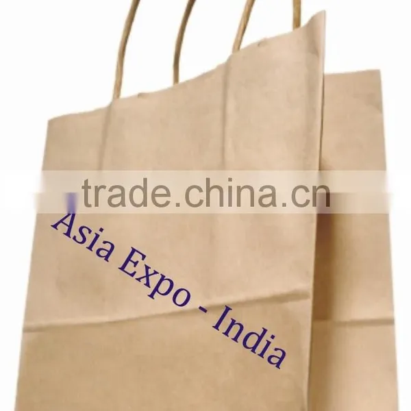 Twisted Paper Handles Brown Paper Bag photo-3