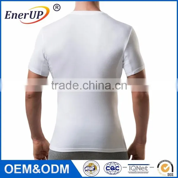 Mens Undershirts With Underarm Sweatproof Protection photo-2