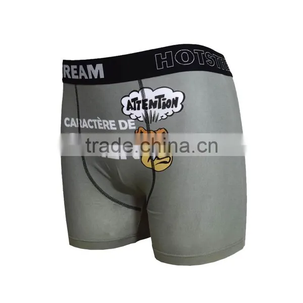 Latest Lovely Cartoon Male Spandex Cotton Underwear Boxer Briefs photo-2