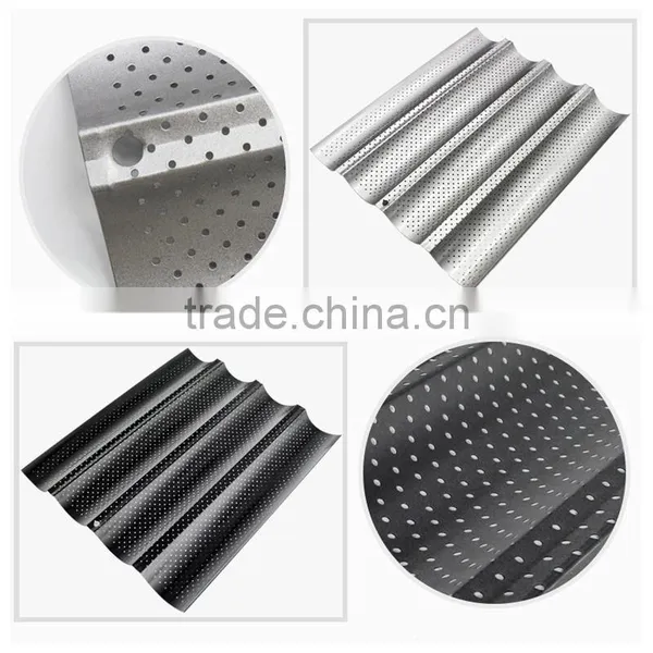 2017 High Temperature Resistant Baguette French Bread Baking Tray Nonstick Carbon Steel Baguette Bread Baking Mold Free Shipping photo-5