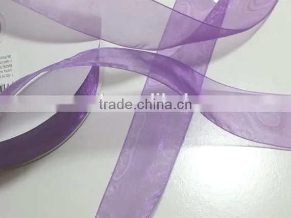 Decorative Colorful Sheer Organza Ribbon photo-2