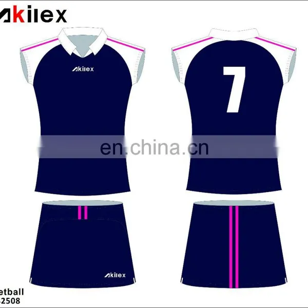 New Style Sublimation Netball Jersey With Design photo-4