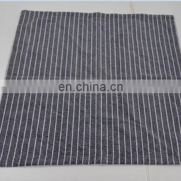 High Quality Linen/cotton Color Weaved Frayed Hem Tea Towels in Stripes in Small Quantities photo-4