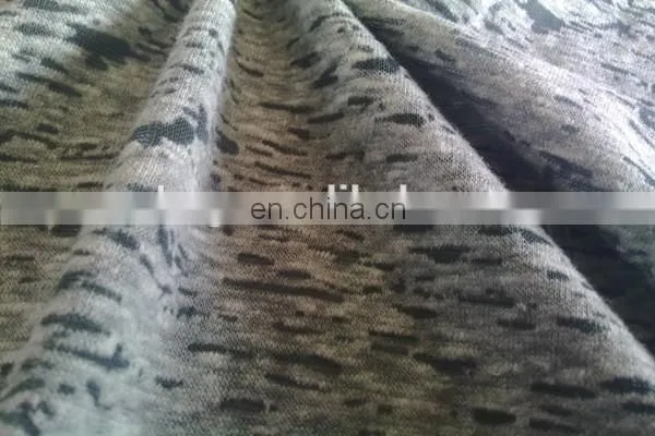 Winfar Knitting Textile Plain Dyed Polyester Cotton Blend Burnout Fabric photo-6