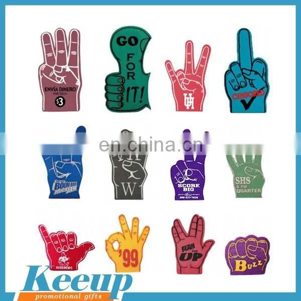 Most Popular Fans Items Giant Wave Foam Finger Cheering Hands Foam Hand Sponge Hand Foam Finger photo-2
